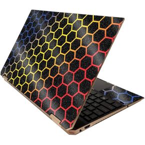MightySkins Glossy Glitter Skin for HP Spectre x360 15" (2020) - Black Hills | Protective, Durable High-Gloss Glitter Finish | Easy to Apply, Remove, and Change Styles | Made in The USA