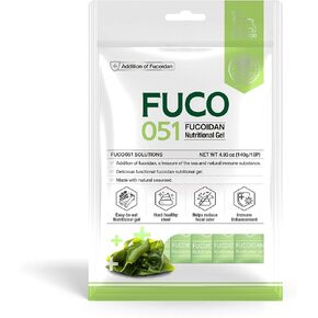 Fuco 051 Fucoidan Nutritional Gel for Dogs – Digestive & Immune Support, Healthy Stool, Odor Control, Superfood Formula with Spirulina & Fucoidan (10 Pack)