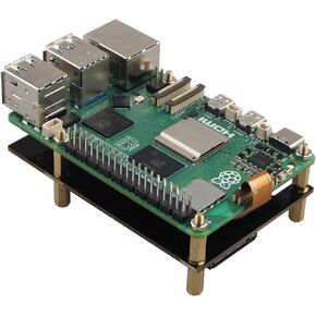 ZDE ZP517B PCIe to M.2 Key-M NVMe SSD Hard Drive Adapter Board PIP PCIe Peripheral Board for Raspberry Pi 5 Compatible with M.2 SSD 2230/2242/2260/2280