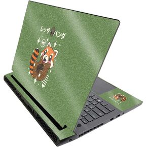 MightySkins Glossy Glitter Skin for Alienware M17 R3 (2020) & M17 R4 (2021) - Red Panda Kawaii | Durable High-Gloss Glitter Finish | Easy to Apply and Change Style | Made in The USA