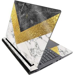 MightySkins Glossy Glitter Skin for Alienware M17 R3 (2020) & M17 R4 (2021) - Modern Marble | Durable High-Gloss Glitter Finish | Easy to Apply and Change Style | Made in The USA