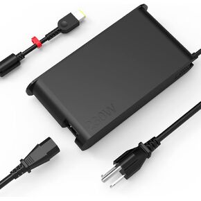 Slim Tip 230W AC Charger Fit for Lenovo Legion Y7000 Y7000P Y9000K Y920 Y910 Y900 Y740 Y730 Y540 Y545 Y520 P73 P53 P72 P52 P71 P51 P70 ADL230NLC3A ADL230NDC3A 4X20E75111 GX20L29347 Laptop Power Cord