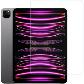 Tempered Glass Film Intended for Apple IPAD 2018-2022 (12.9 Inches), 1 Pack Screen Protector, High Definition, 9H Hardness, Easy to Install
