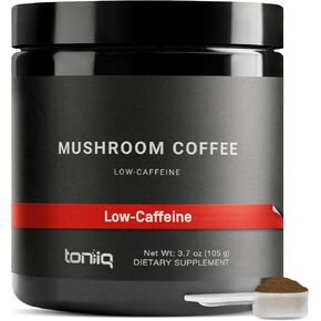 Ultra Concentrated Mushroom Coffee 3,500mg 10:1 Extract - Colombian Sourced Beans 10 Mushroom Blend with Lion's Mane and Cordyceps - Mushroom Powder Coffee Alternative Blend - Highly Concentrated