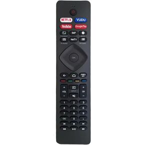 NH800UP RF402A-V14 TV Universal Remote Control Compatible Replacement Philips Android LED LCD 4K Smart TV 43PFL5766/F7 50PFL5704/F7 55PFL5604/F7 55PFL5704/F7 65PFL5504/F7 65PFL5704/F7 75PFL5704/F7