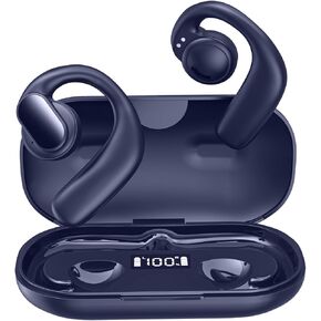DACOM Q10 Neckband Headphones in-Ear Earbuds,3.5g Lightweight Comfort,IPX7 Waterproof,12H Playtime-Black