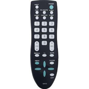 GXCC Remote Control Replacement for Sanyo TV DP26649 DP26640 DP42D23 DP19648 DP39E23 DP39E63 DP46812 DP46812 DP42841 DP50843 DP50842