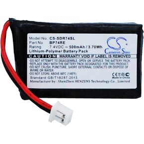 Cameron Sino CS Replacement Battery Fit for Dogtra Edge Collar, Edge Receiver, Edge Remote Dog Training Colla, Edge RT Additional Receiver, Edge RT Collar, Edge RT Remote, Edge RX BP74RE, BP-74RE