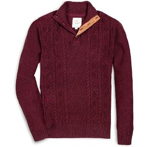 Hope & Henry Men's Long Sleeve Mock Neck Sweater