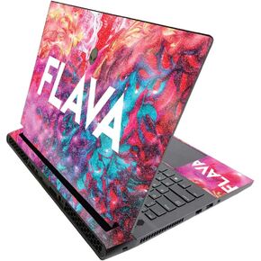 MightySkins Glossy Glitter Skin for Alienware M17 R3 (2020) & M17 R4 (2021) - Flava | Durable High-Gloss Glitter Finish | Easy to Apply and Change Style | Made in The USA