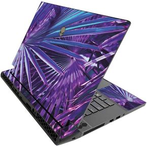 MightySkins Skin for Alienware M15 R3 (2020) & M15 R4 (2021) - Neon Palms | Protective Viny wrap | Easy to Apply and Change Style | Made in The USA