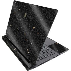MightySkins Glossy Glitter Skin for Alienware M17 R3 (2020) & M17 R4 (2021) - Deep Space | Durable High-Gloss Glitter Finish | Easy to Apply and Change Style | Made in The USA