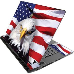 MightySkins Skin for Alienware M15 R3 (2020) & M15 R4 (2021) - America Strong | Protective Viny wrap | Easy to Apply and Change Style | Made in The USA