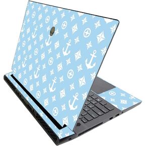 MightySkins Skin for Alienware M17 R3 (2020) & M17 R4 (2021) - Baby Blue Designer | Protective Viny wrap | Easy to Apply and Change Style | Made in The USA