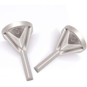 Mcoplus Deburring External Chamfer Tool(2pc/Package), Thread Repair,Bolt Thread Repair Tool for Drill Bit Size 8-32 Bolts