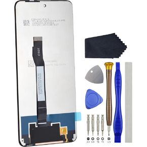 Full LCD Digitizer Touch Screen Assembly Replacement for Xiaomi Redmi Note 11T Pro Note 12T Pro Poco X4 GT Black Including Tool Kit