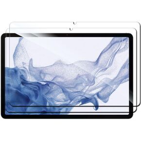 [2 Pack] Screen Protector for 11 Inch Galaxy Tab S8 2022 (SM-X700/X706) / Galaxy Tab S7 2020 (SM-T870/T875/T878), Tempered Glass Screen Film Guard