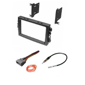 Double Din Car Stereo Kit, Wire Harness, and Antenna Adapter Made for Dodge: 2006-2008 Ram 1500, 2006-2009 Ram 2500/3500 -Factory NAV Vehicles Only -No Factory External Amp Vehicles