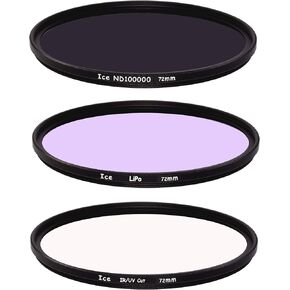 ICE Astral 3 Slim Filter Set 72mm LiPo, UV-IR Cut ND100000 16.5 Stop ND Optical Glass 72