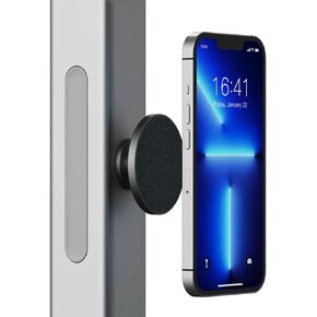 Gym Magnetic Phone Holder Mount for MagSafe, Dual Magnetic Phone Holder for Gym, Gym Phone Holder for iPhone 15 14 13 12 11 Pro Max Plus Mini for MagSafe Case, Attaches Magnetically to Metal Surface