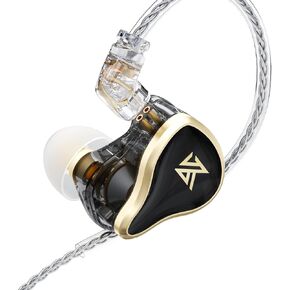 KZ x HBB PR2 in Ear Monitor Earphones 13.2mm Planar Magnetic Driver HiFi Wired Headphone Noise Cancelling IEM Earbuds with Detachable 2 Pin Silver-Plated Cable for Audiophile (Without Mic)