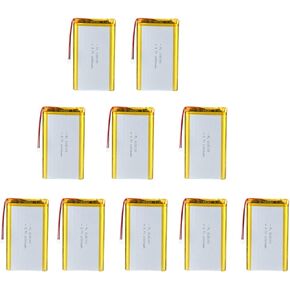 3.7V 10000mAh 1160100 Lithium Polymer Ion Rechargeable Lipo Battery with PH 2.0mm Pitch Connector