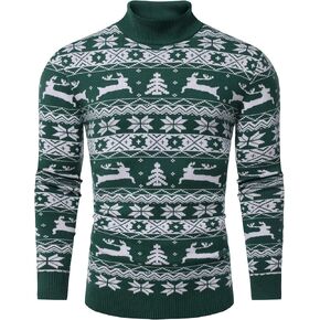 Babioboa Men's Mock Turtleneck Sweater Slim Fit Half Turtleneck Long Sleeve Knit Pullover Thermal Casual Solid Knitwear in Saudi Arabia