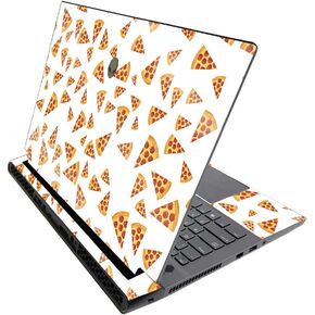 MightySkins Glossy Glitter Skin for Alienware M17 R3 (2020) & M17 R4 (2021) - Body by Pizza | Durable High-Gloss Glitter Finish | Easy to Apply and Change Style | Made in The USA