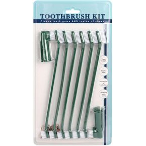 6Pcs Double Head Cat Toothbrush and 2 Finger Toothbrushes, Toothbrush for Cats, Cat Tooth Brushing Kit, Universal Soft Toothbrush for Cats and Dogs, Solving Pet Oral Problems