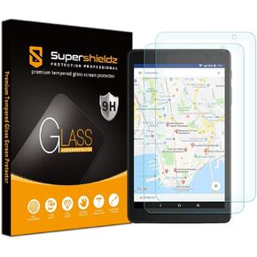 Supershieldz (2 Pack) Designed for Gateway 8 inch Tablet (GATA30812 Model Only) Screen Protector, [Tempered Glass] Anti Scratch, Bubble Free