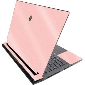 MightySkins Glossy Glitter Skin for Alienware M17 R3 (2020) & M17 R4 (2021) - Solid Blush | Durable High-Gloss Glitter Finish | Easy to Apply and Change Style | Made in The USA