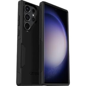 OtterBox Galaxy S23 Ultra Defender Series Case - Single Unit Ships in Polybag, Ideal for Business Customers - BLACK, rugged & durable, with port protection, includes holster clip kickstand