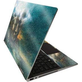 MightySkins Glossy Glitter Skin for HP Pavilion x360 14" (2020) - Insight Buddha | Protective, Durable High-Gloss Glitter Finish | Easy to Apply, Remove, and Change Styles | Made in The USA
