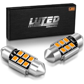 LUYED 2 X 360 Lumens Super Bright 2835 15-EX Chipsets 569 578 211-2 212-2 LED Bulbs Used For Dome light,Xenon White