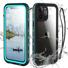 iPhone 13 Pro Case, Waterproof & Shockproof Phone Case, Full Protection, IP68, 6.1 Inch, Black