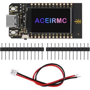 Type-C T-Display ESP32 WiFi and Bluetooth-Compatible Module Development Board for Arduino Development Board TTGO LCD Wi-Fi BLE CH9102F Chip