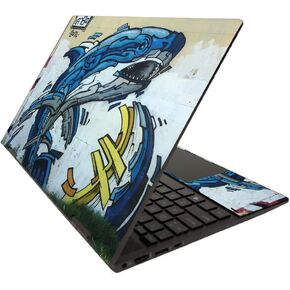 MightySkins Skin for HP Envy x360 15" (2020) - Robo Shark | Protective, Durable, and Unique Vinyl Decal wrap Cover | Easy to Apply, Remove, and Change Styles | Made in The USA