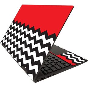 MightySkins Skin for HP Envy x360 15" (2020) - Red Chevron | Protective, Durable, and Unique Vinyl Decal wrap Cover | Easy to Apply, Remove, and Change Styles | Made in The USA