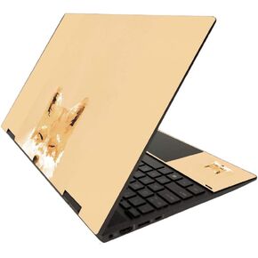 MightySkins Skin for HP Envy x360 15" (2020) - Smiling Fox | Protective, Durable, and Unique Vinyl Decal wrap Cover | Easy to Apply, Remove, and Change Styles | Made in The USA