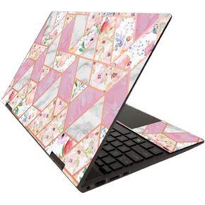 MightySkins Skin for HP Envy x360 15" (2020) - Geo Floral Marble | Protective, Durable, and Unique Vinyl Decal wrap Cover | Easy to Apply, Remove, and Change Styles | Made in The USA