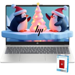 HP Newest Everyday 15.6 FHD Laptop • Intel 8-Core CPU • 32GB RAM • 1TB Storage (512GBPCIe SSD P500 512GB External SSD) • Wi-Fi 6 • FP Reader • Long Battery • Win 11 Home • w P500 Bundle