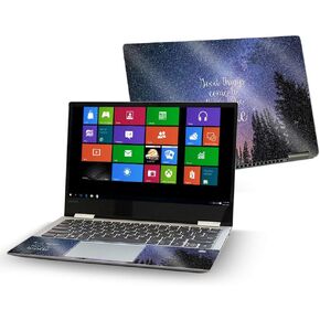 MightySkins Glossy Glitter Skin for Lenovo Yoga 720 13" (2017) - Hustle | Protective, Durable High-Gloss Glitter Finish | Easy to Apply, Remove, and Change Styles | Made in The USA