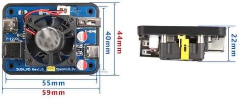 وحدة تنشيط الزناد PD الطاقة 5V5A 27W PD DC USB لـ PI5 in Saudi Arabia
