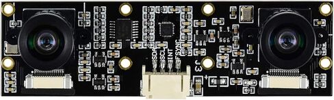 Waveshare Binocular Camera Module, Compatible with Raspberry Pi 5, Dual IMX219, 8 Megapixels, Stereo Vision, Depth Vision in Saudi Arabia