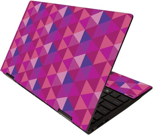 MightySkins Skin for HP Envy x360 13" (2020) - Pink Kaleidoscope | Protective, Durable, and Unique Vinyl Decal wrap Cover | Easy to Apply, Remove, and Change Styles | Made in The USA in Saudi Arabia
