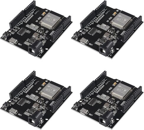 4 قطعة ESP32 ESP-32 WiFi بلوتوث D1 لوحة تركيبية CH340 مجلس التنمية 4 ميجابايت فلاش مع المصغّر USB in Kuwait