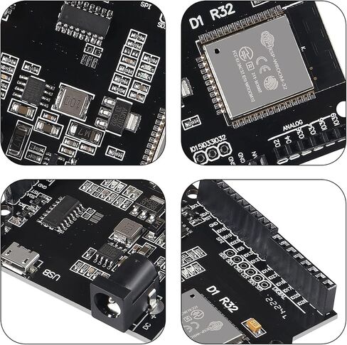 4 قطعة ESP32 ESP-32 WiFi بلوتوث D1 لوحة تركيبية CH340 مجلس التنمية 4 ميجابايت فلاش مع المصغّر USB in Kuwait