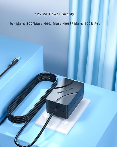 استبدال مصدر الطاقة VHBW 12V 2A لنظام نقل الفيديو اللاسلكي Hollyland Mars 300/Mars 400/ Mars 400S/ Mars 400S Pro in Kuwait