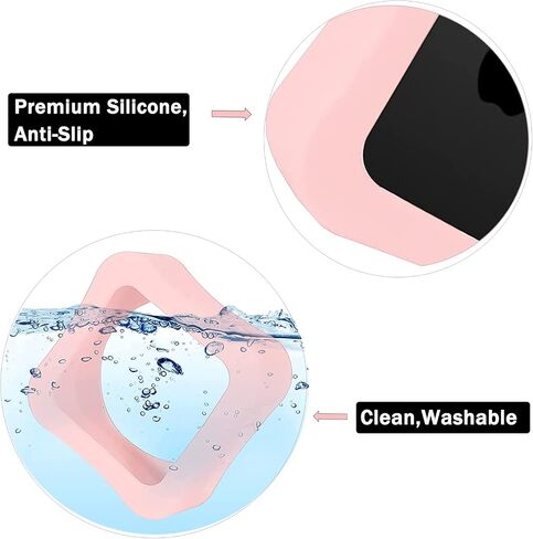 NINKI TV Case Compatible Apple TV and Siri Remote Protective Case(2-Pack),Scratch-Free Silicone Shock Absorption Lightweight Case Cover for Apple TV Siri Remote 6th Gen Latest Model(Pink) in Saudi Arabia