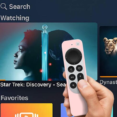 NINKI TV Case Compatible Apple TV and Siri Remote Protective Case(2-Pack),Scratch-Free Silicone Shock Absorption Lightweight Case Cover for Apple TV Siri Remote 6th Gen Latest Model(Pink) in Saudi Arabia